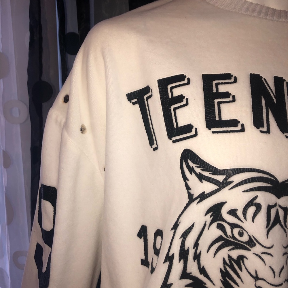 Over-Sized White Cozy Sweater